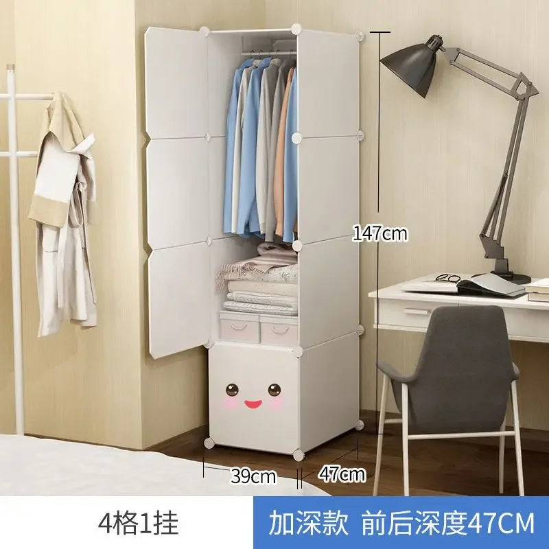 Armoire pour enfants – Placard de rangement à portes coulissantes
