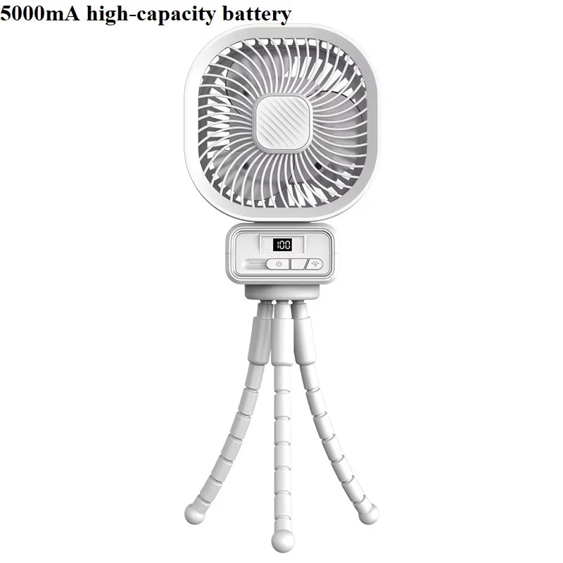 Portable Rechargeable Baby Stroller USB Fan – Clip-On Mini Fan
