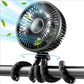 Portable Rechargeable Baby Stroller USB Fan – Clip-On Mini Fan