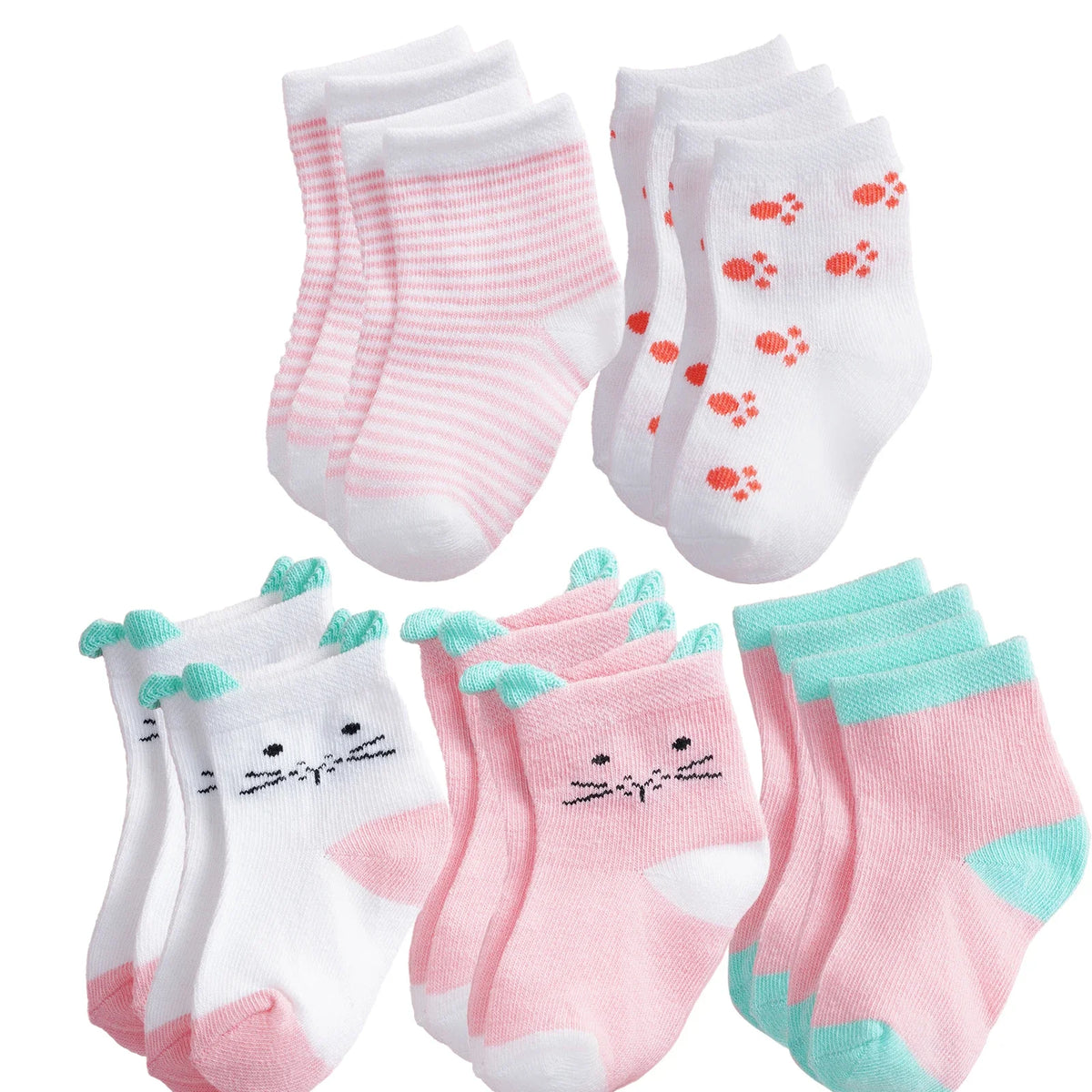 Chaussettes pour nouveau-né fille