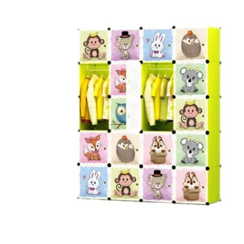 Baby Clothes Wardrobe – Kids Storage Cabinet, Plastic & Simple
