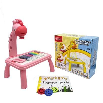 Projecteur de dessin pour enfants – Mini tableau éducatif d'écriture et de dessin pour les 3 ans et plus