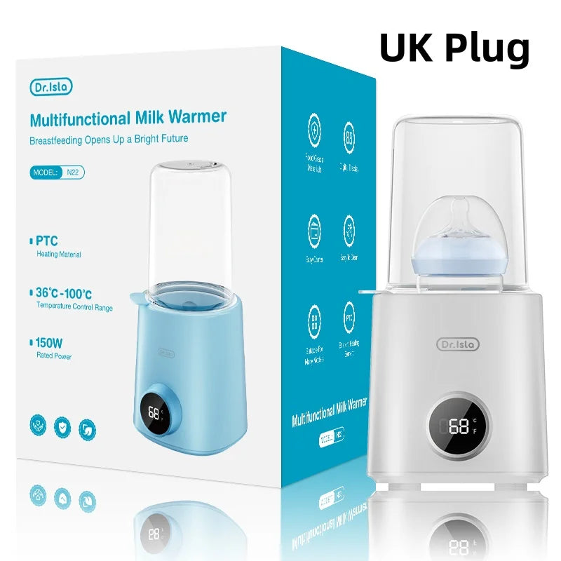 2-in-1 Baby Bottle Warmer & Sterilizer | Rapid Milk Heating for Newborns