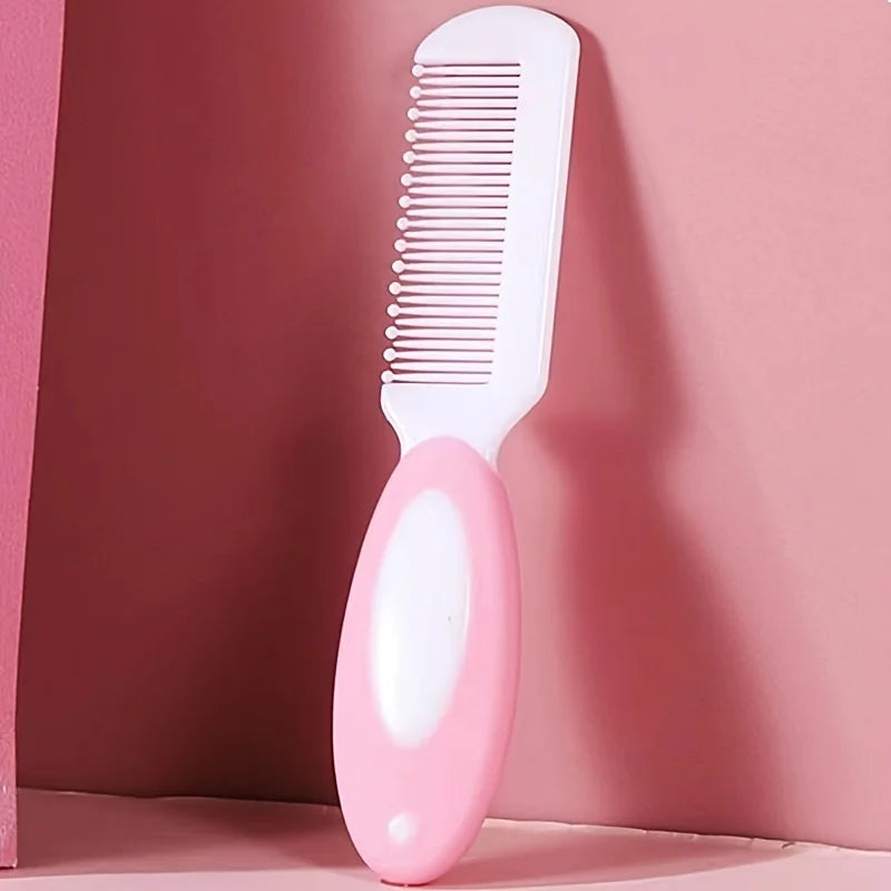 Ensemble brosse et peigne pour bébé (2 pièces) – Poils doux, soin des croûtes de lait