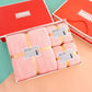Coral Fleece 3-Piece Bath Towel Gift Set – Souvenir & Event Box