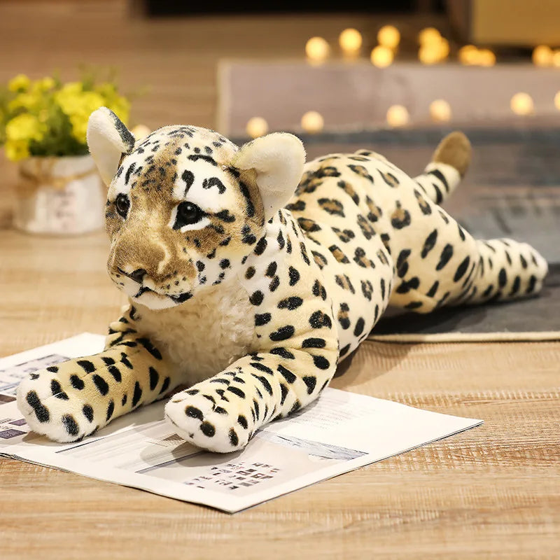 Peluche Lion, Tigre et Léopard – Jouet en peluche doux pour enfants
