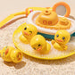 Canard électrique en forme de canard – Jet d'eau rotatif amusant pour les enfants