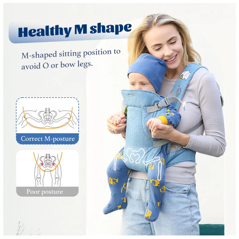 Bandoulière et coussin de siège de voyage portable 4 en 1 pour bébé