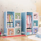 Armoire enfant en plastique – Étagères cubiques et rangement pour vêtements