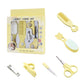 Trousse de soins pour bébé – Coupe-ongles, peigne, brosse, ciseaux, thermomètre