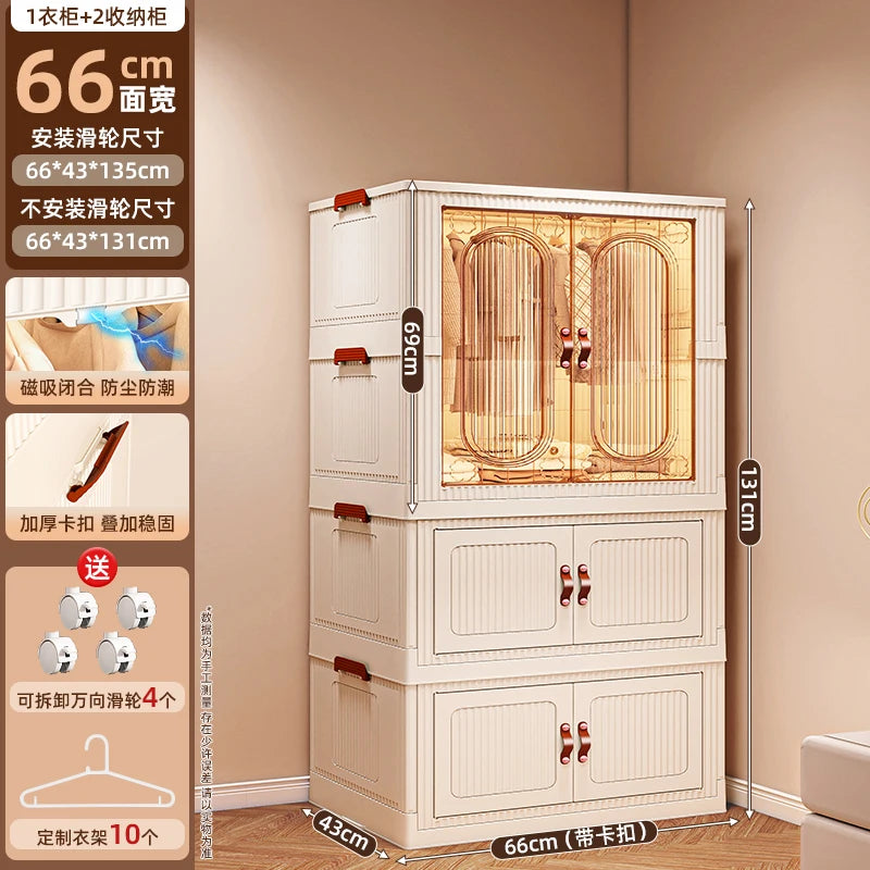 Armoire de rangement pour bébé – Pliable, élégante et fonctionnelle