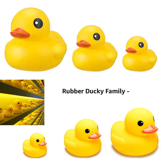 Giant & Small Rubber Duck Set – Bath, Pool & Party Fun