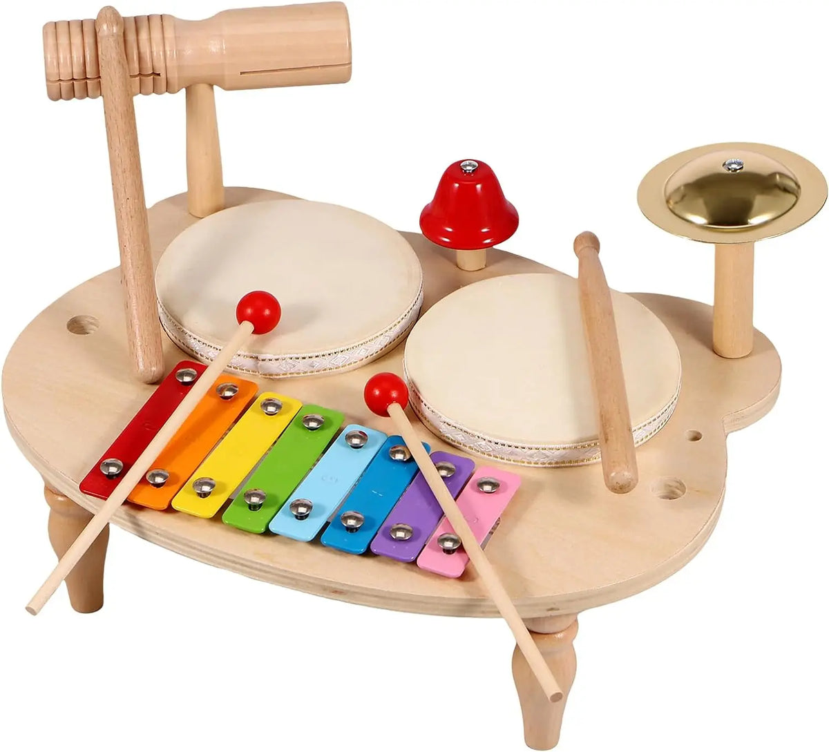 Wooden Music Toy – Drum, Play & Learn!