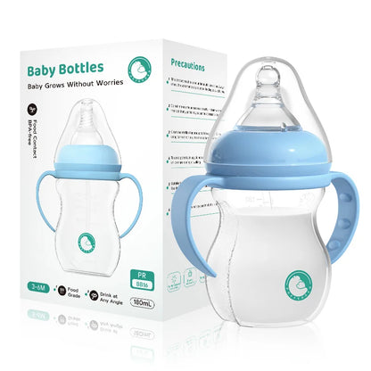 Biberon 180/330 ml – Double poignée, bille lestée, prise en main facile