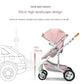 3-in-1 Foldable Baby Stroller – High Landscape, All-Season Carriage