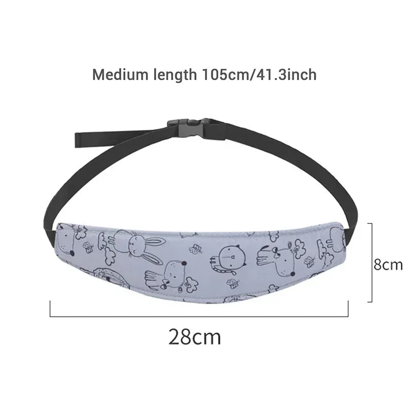 Ceinture de maintien de la tête de bébé – Support de sommeil réglable pour siège auto