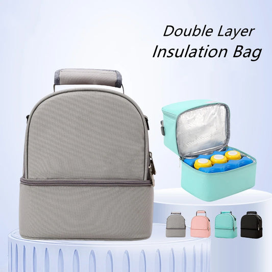 Sac à lait pour tire-lait à double isolation