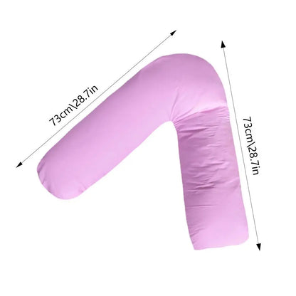 V-Shaped Maternity Body Pillow – Soft, Removable & Essential for Pregnant Moms