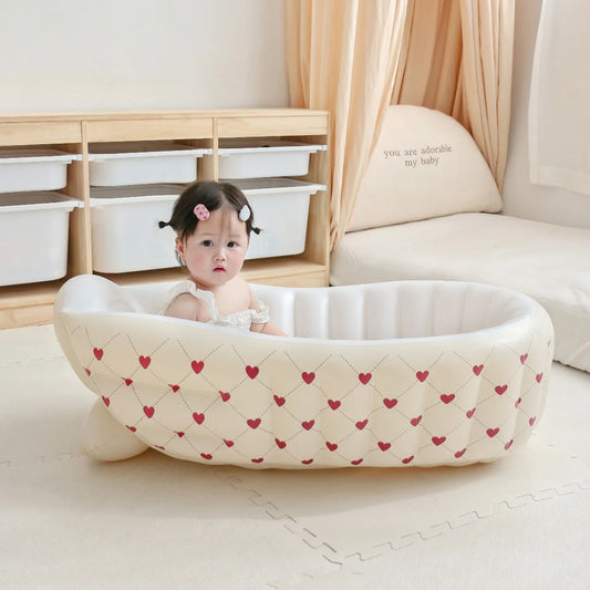 INS-Inspired Baby Bath – Foldable & Fun Inflatable Pool