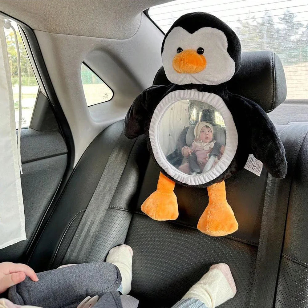 Rétroviseur auto pour bébé à vision dégagée | Sécurité et large champ de vision, conception incassable