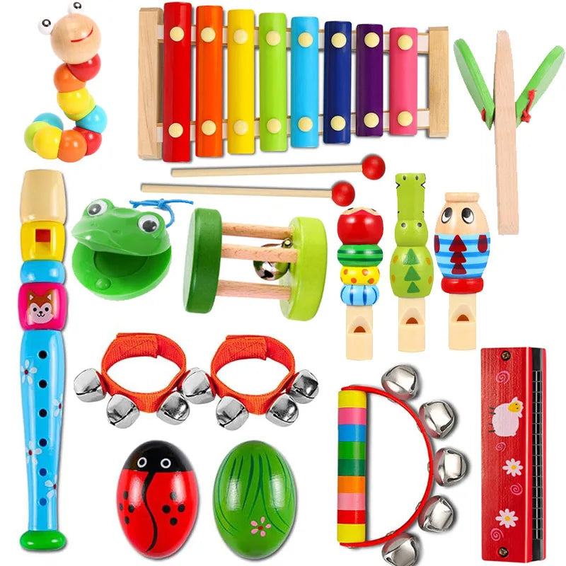 Ensemble de musique Montessori 10 pièces – Apprendre et jouer !