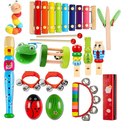 Ensemble de musique Montessori 10 pièces – Apprendre et jouer !