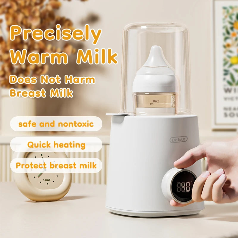 2-in-1 Baby Bottle Warmer & Sterilizer | Rapid Milk Heating for Newborns