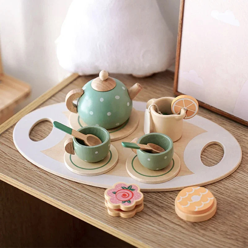 Wooden Afternoon Tea Toy – Learn & Play!