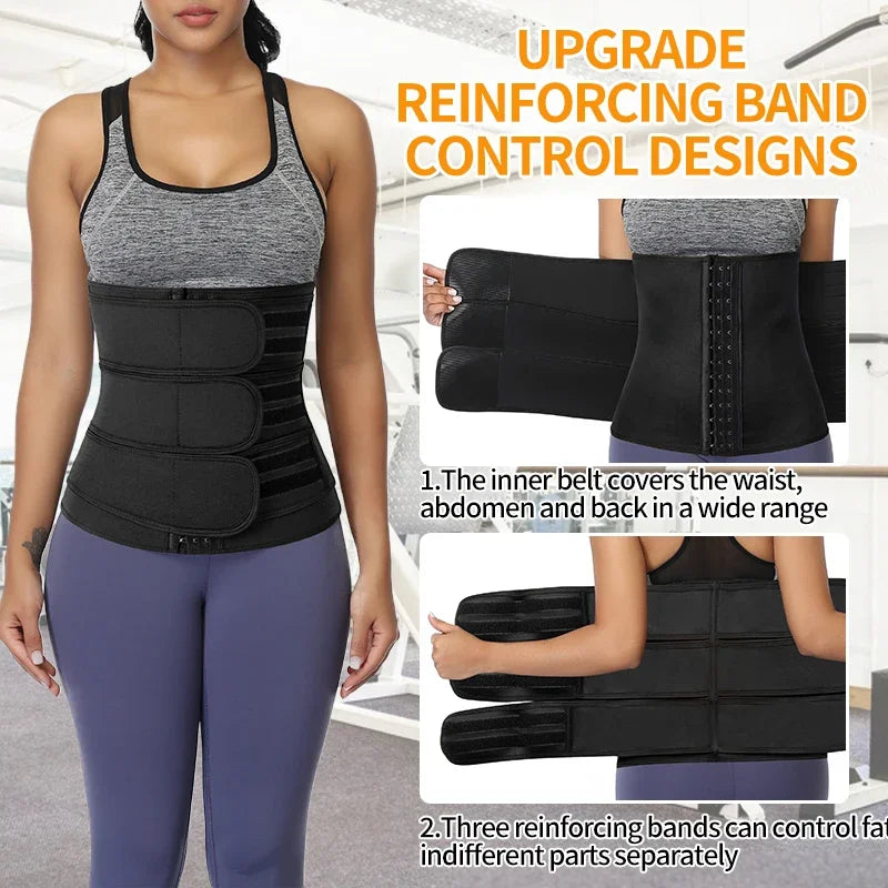 Gaine amincissante | Ceinture gainante brûle-graisses et favorise la transpiration