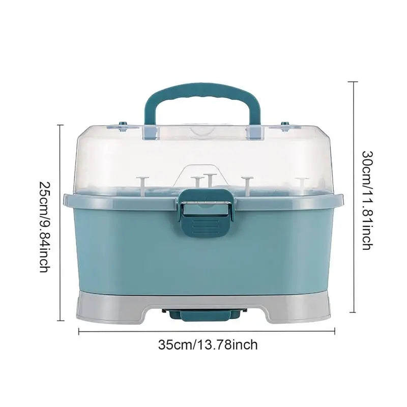 Organisateur de biberons pour tout-petits – Rangement gain de place pour chambre d'enfant