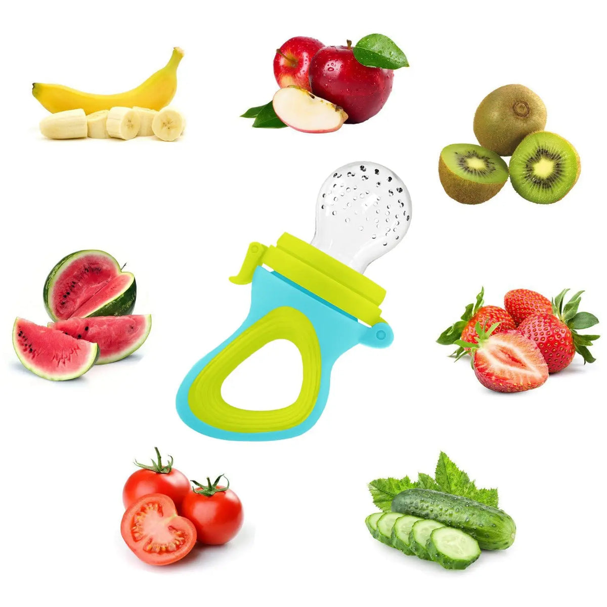Gourde à presser pour bébé | Cuillère en silicone pour biberon facile à utiliser