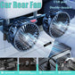 Car Back Seat Fan – 5-Blade Summer Cooling USB Fan
