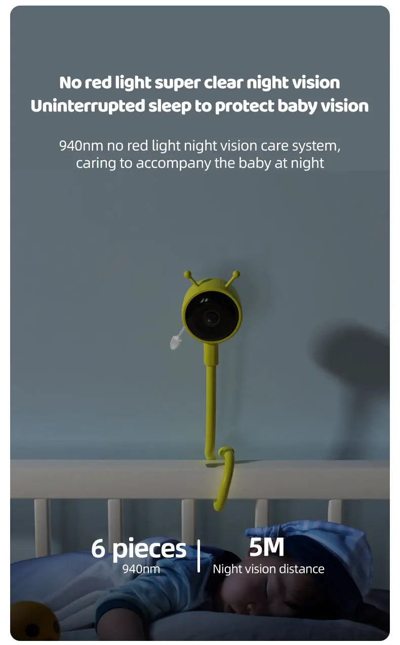 Application Smart Baby Care C11 HD 2MP Vidéo Musique