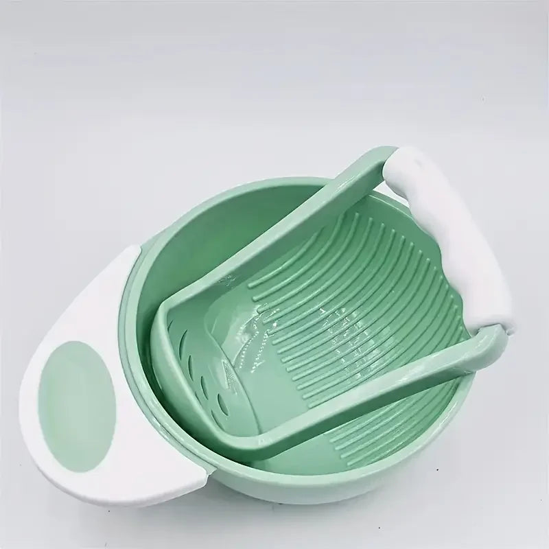 Uncharged Food Grinder – Baby Fruit Masher with Filter & Bowl