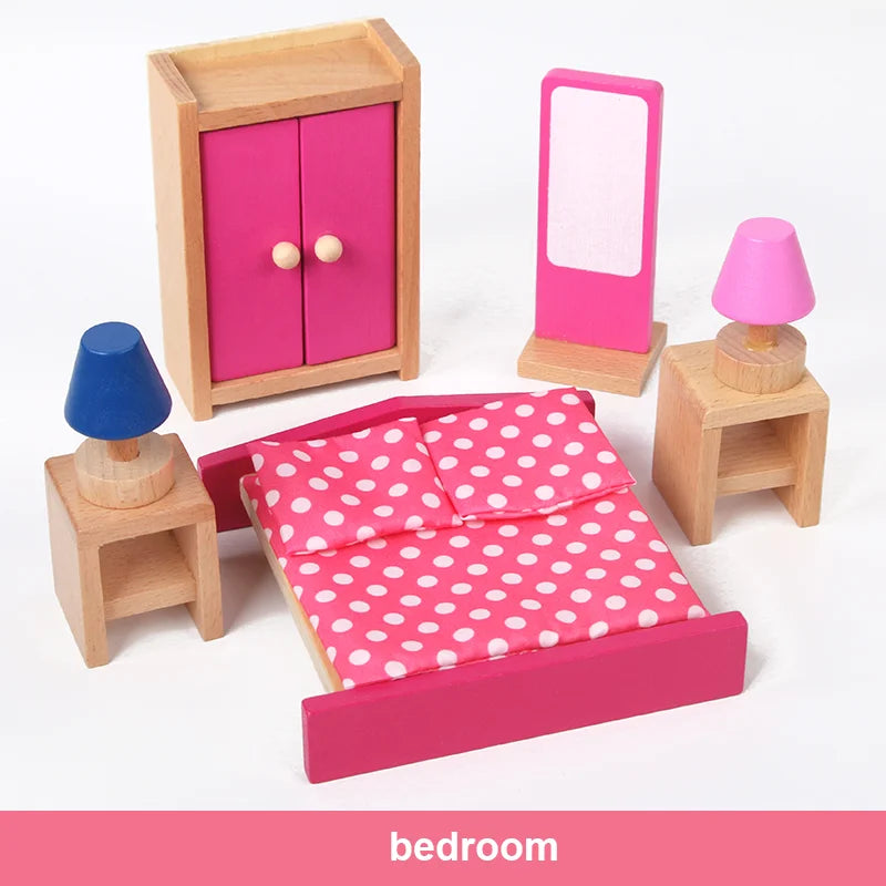 Mini meubles en bois – Amusez-vous dans la salle de jeux !