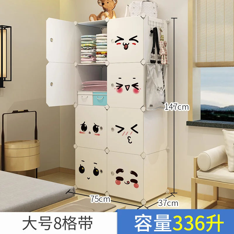 Modular Baby Closet – Living Room & Nightstand Organizer