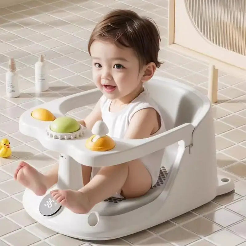 Portable Baby Shower Chair – Non-Slip & Safe for Toddlers