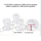 Embout de téterelle en silicone 17/19/21 mm pour tire-lait 24 mm, 27 mm et 30 mm J60B