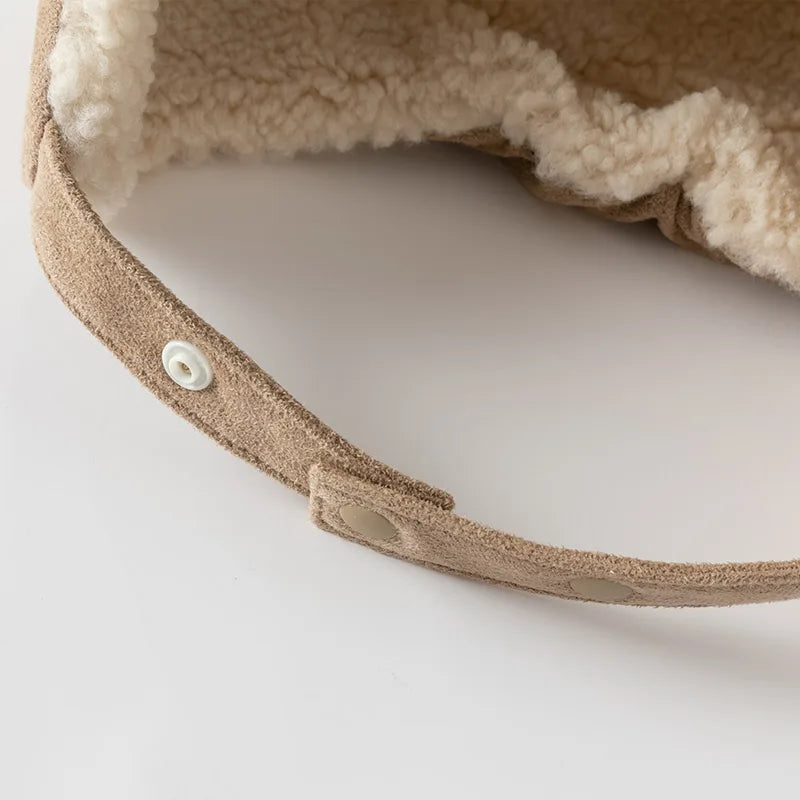 Cute Thickened Knit Baby Hat Boys Girls Autumn Winter