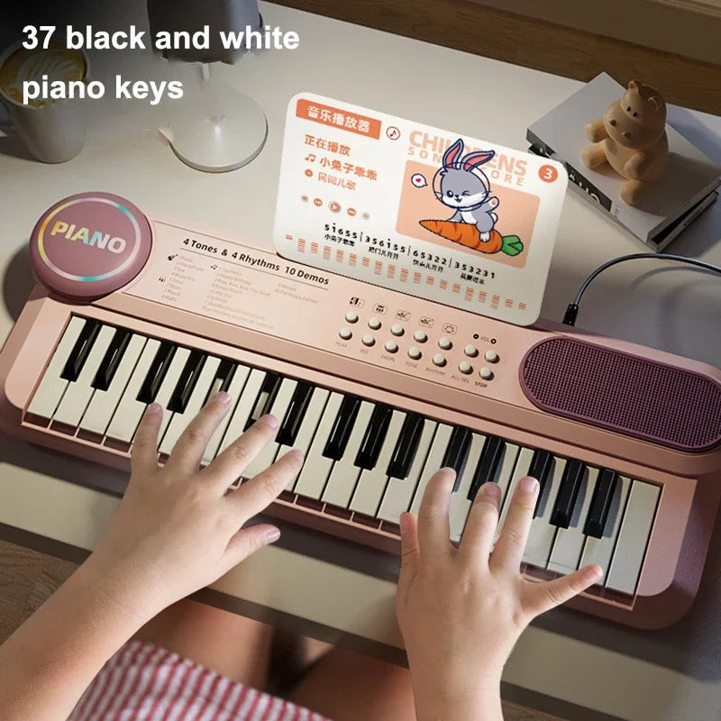 37-Key Electronic Keyboard – Fun & Portable!