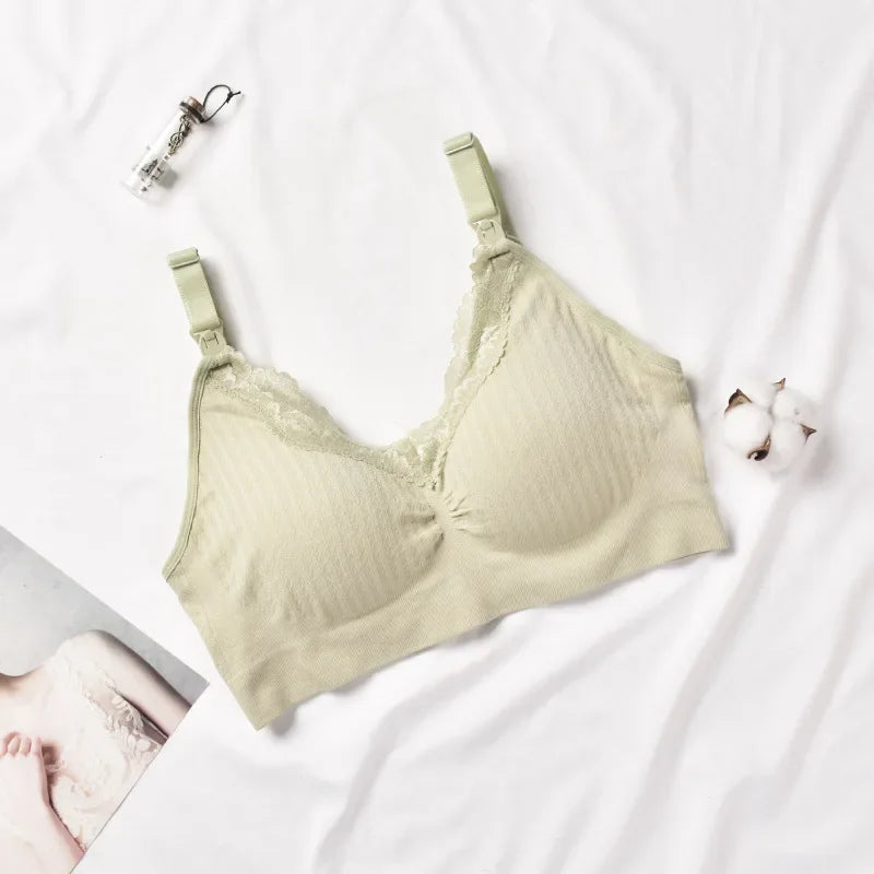 Breastfeeding Maternity Bra – Elegant Lace, Premium Quality