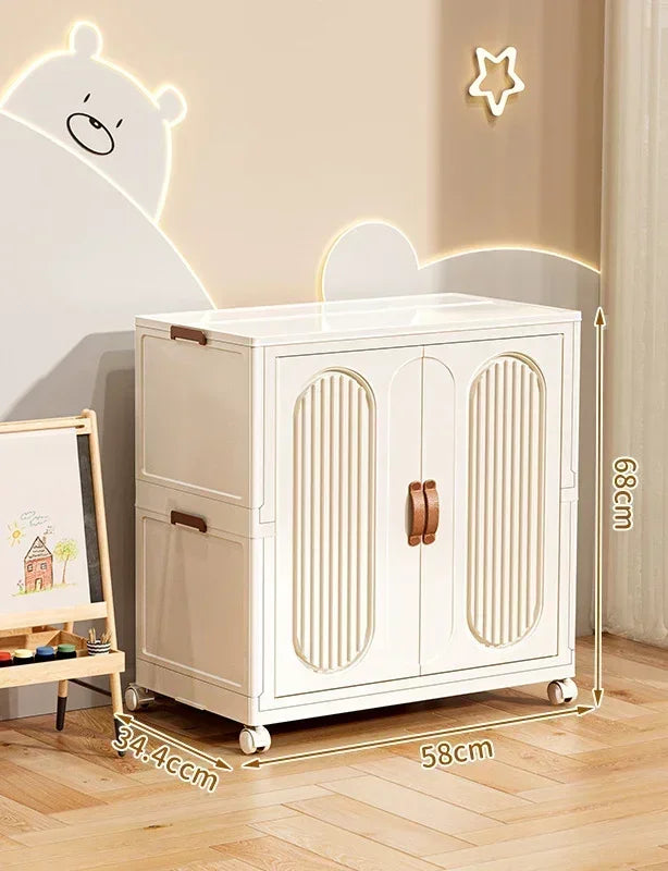 Foldable Kids Storage – Clothes & Toy Sorting Cabinet
