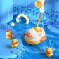 2 modèles de canard électrique pour le bain – Amusant jet d'eau pour les enfants