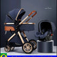 2025 High Landscape 3-in-1 Luxury Baby Stroller & Carriage – Infant Cradle