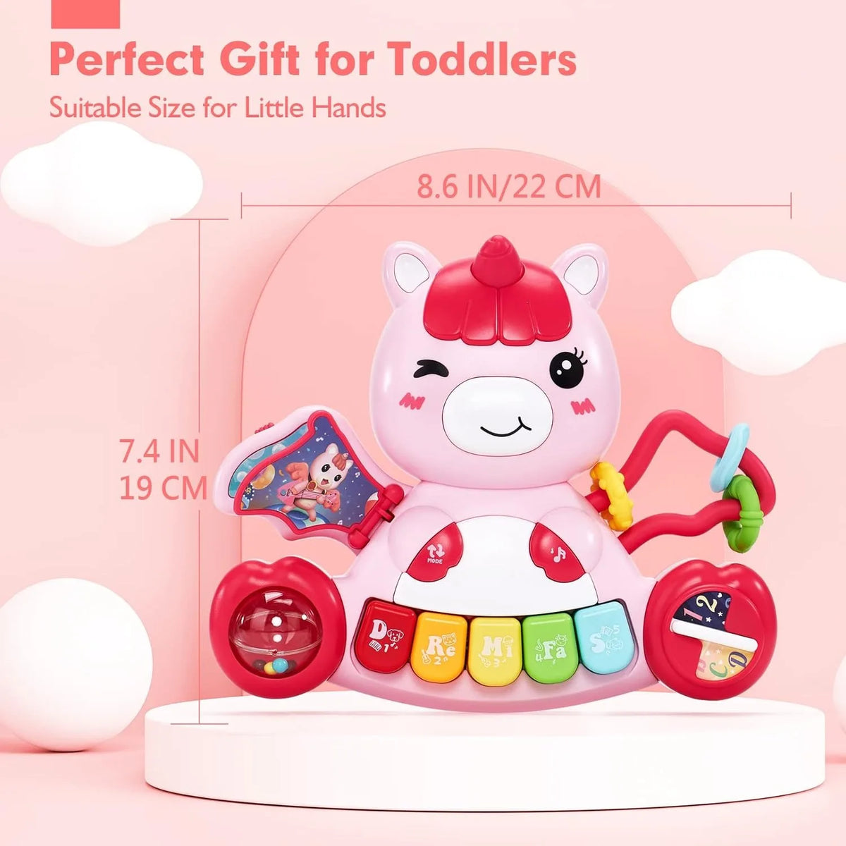 Unicorn Baby Piano – Lights, Music & Learning!