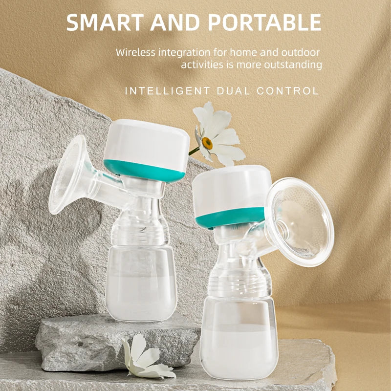 Tire-lait électrique portable Dr.Isla avec biberon de 180 ml