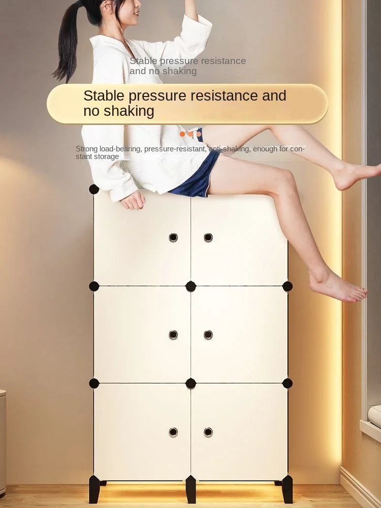 Foldable Baby Wardrobe – Plastic Closet & Cube Storage