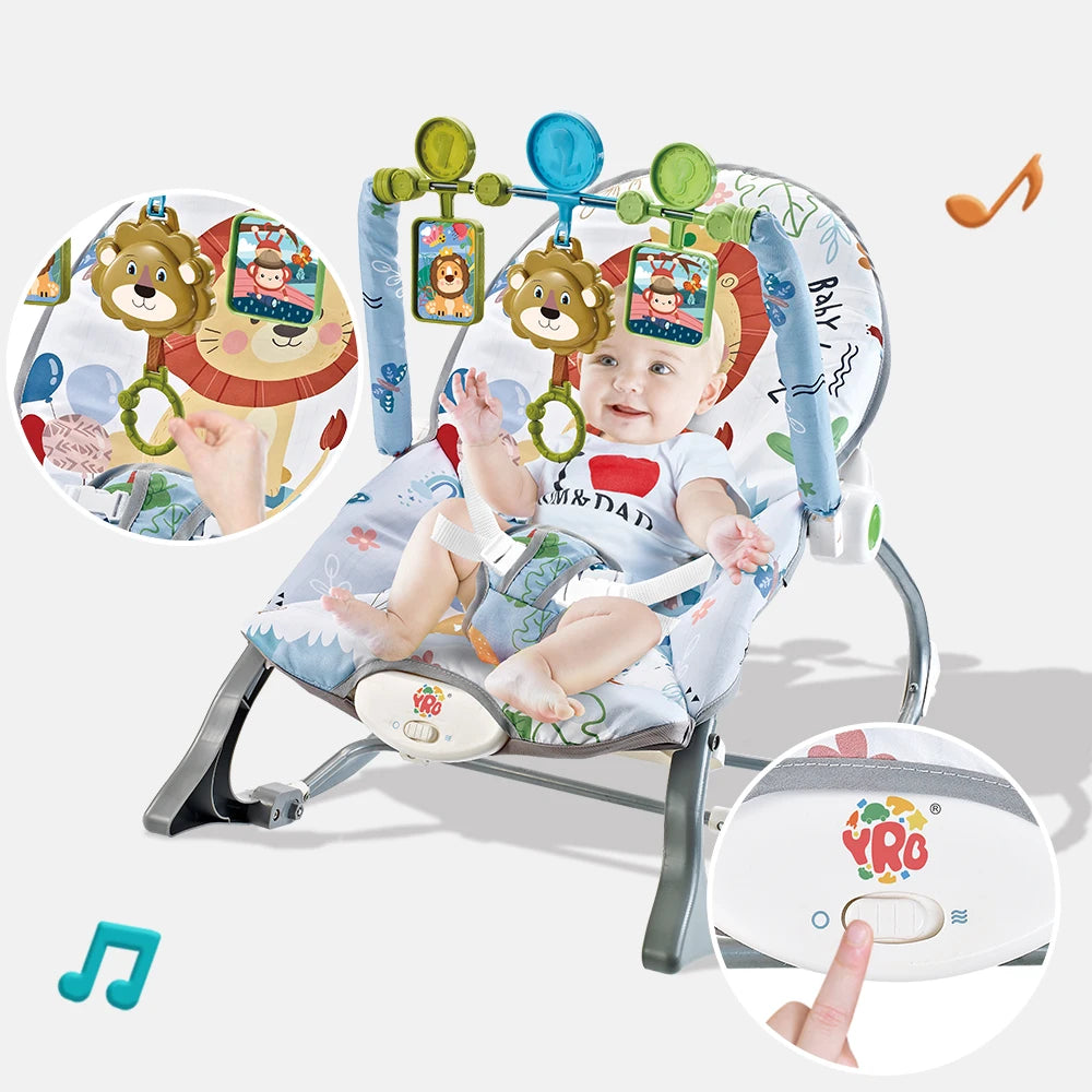 Electric Baby Cradle – Music, Vibration & Toys
