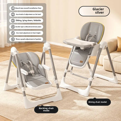 Foldable Baby Highchair – Multifunctional Portable Feeding Seat