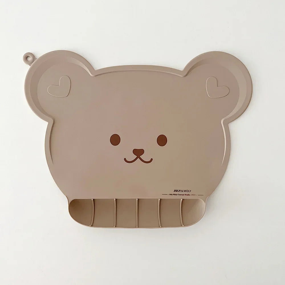 Set de table en silicone pour bébé – Antidérapant et facile à nettoyer